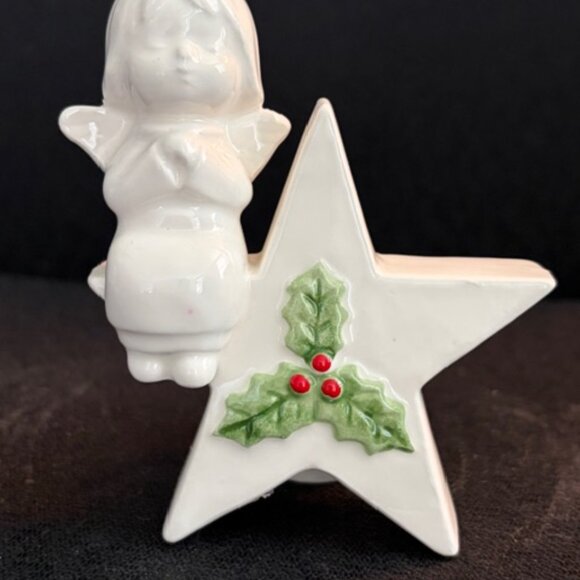 Lefton Star Angel Candle Holder - Picture 3 of 6